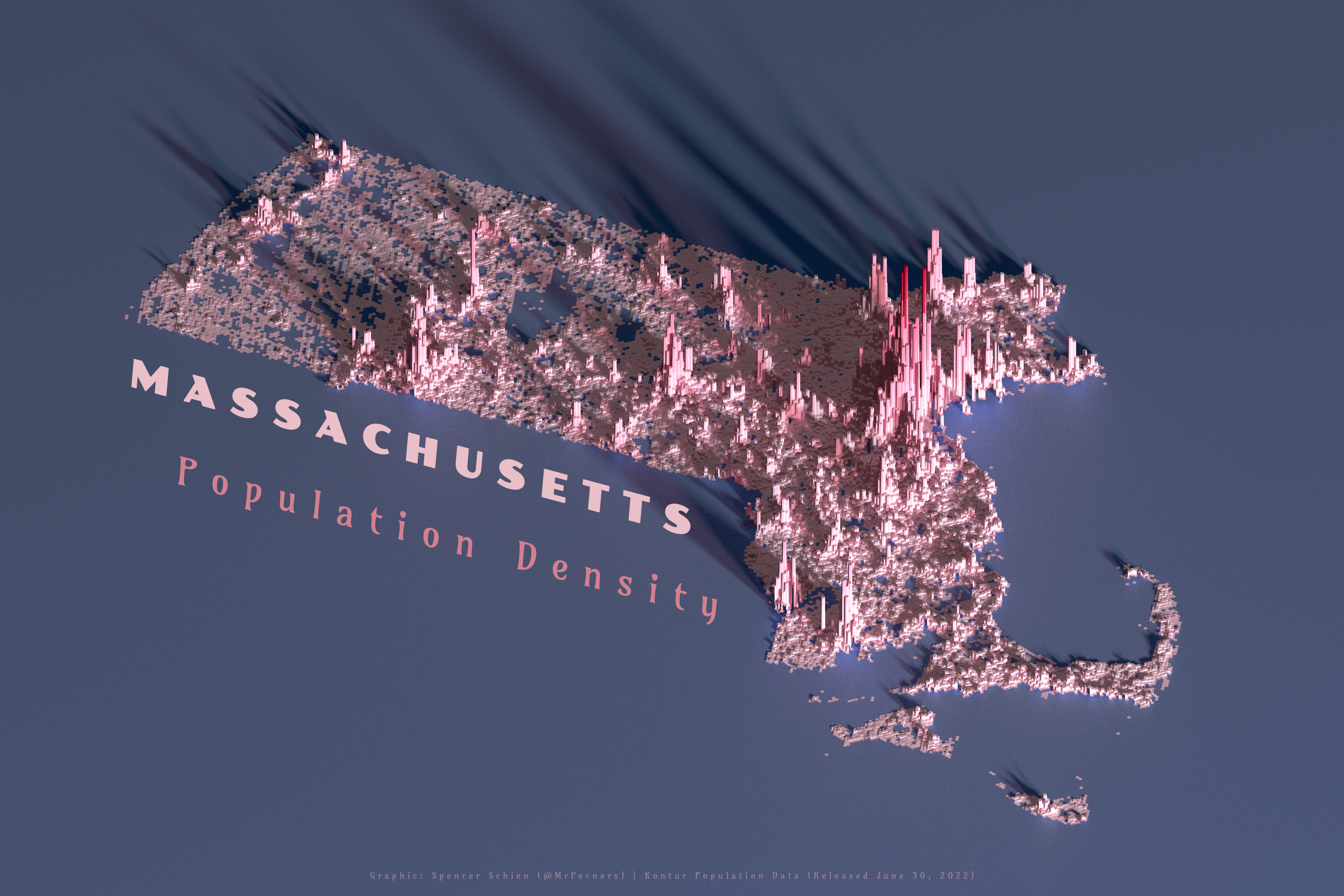Massachusetts Population Density