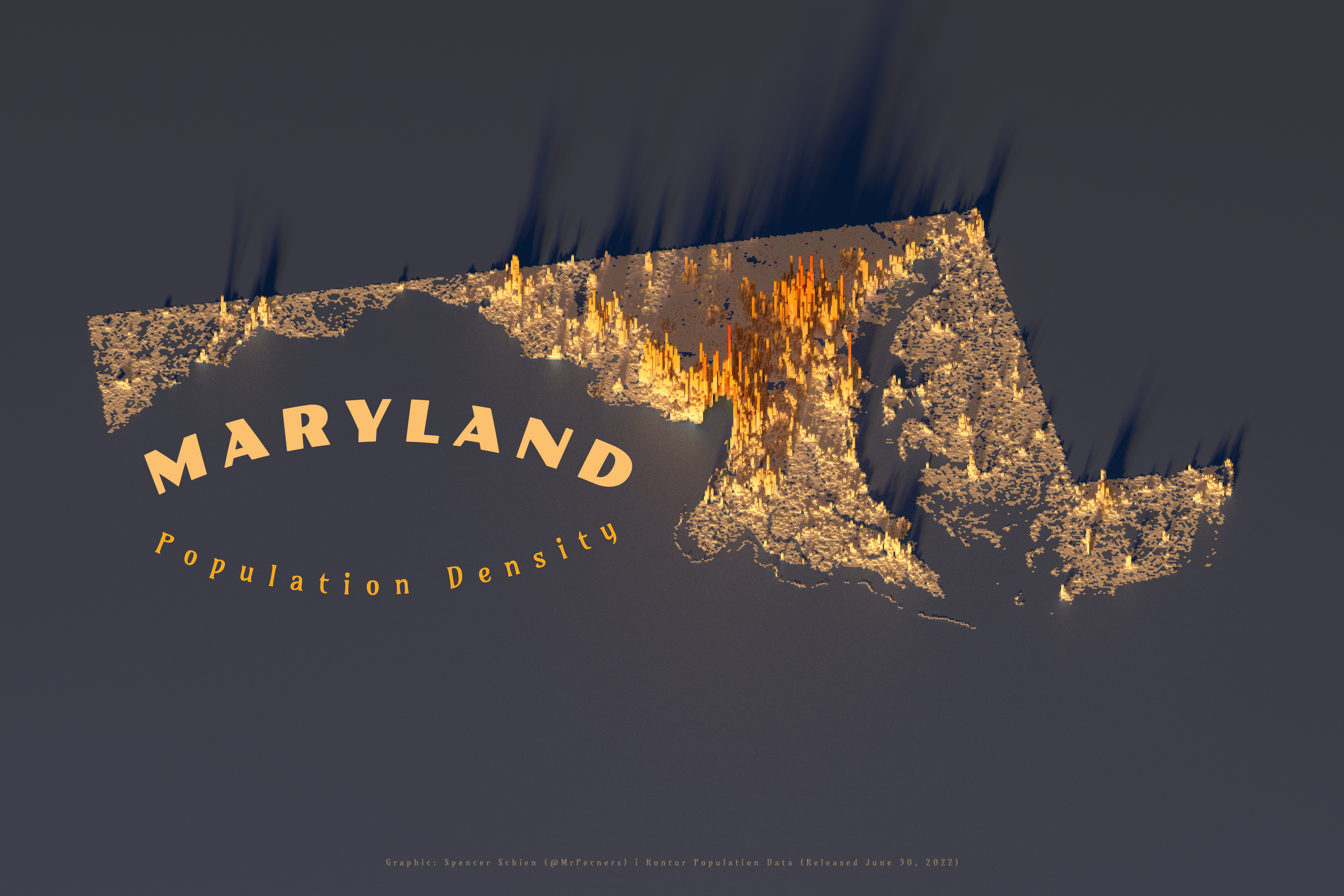 Maryland Population Density