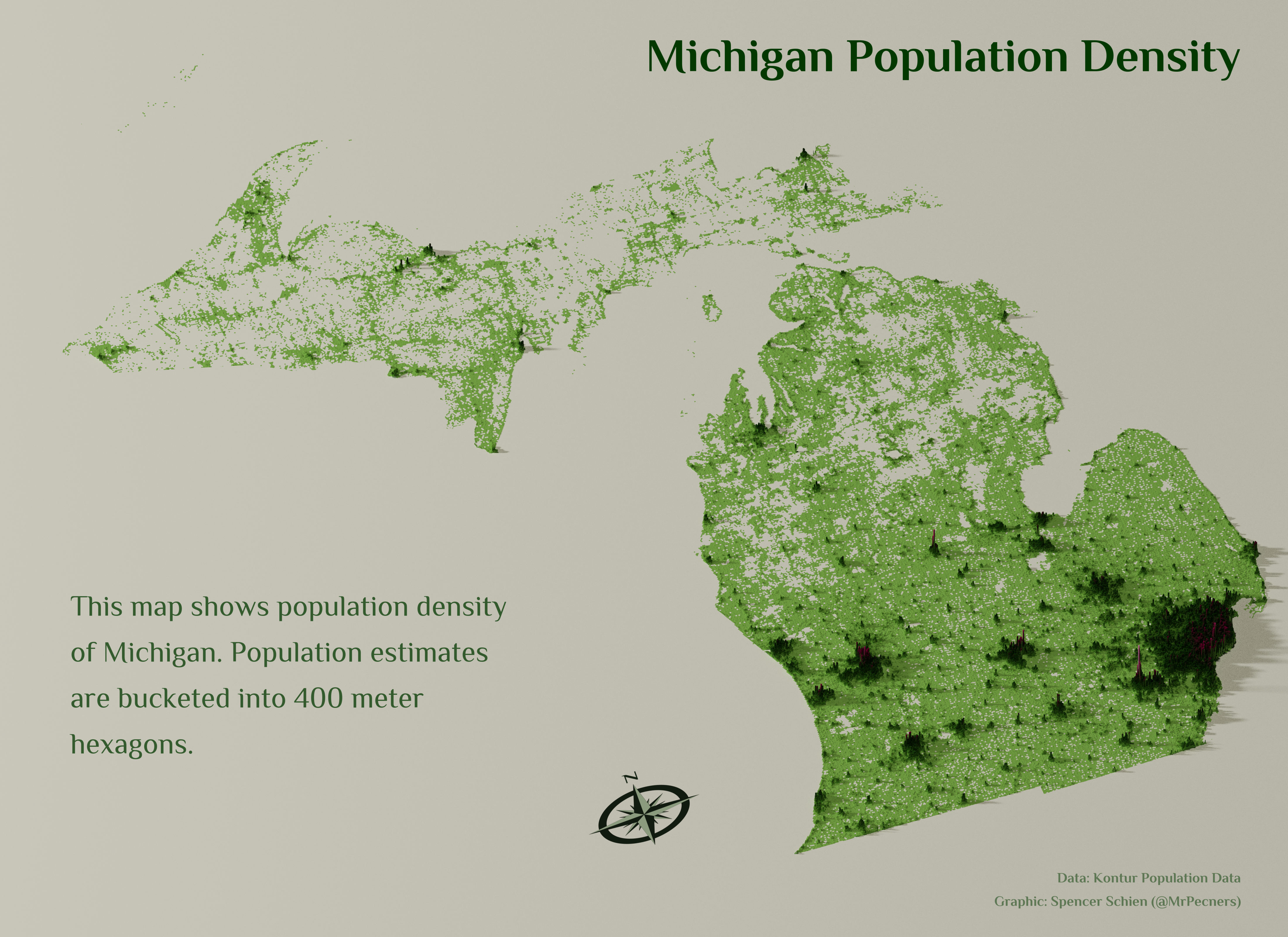 Michigan Population Density