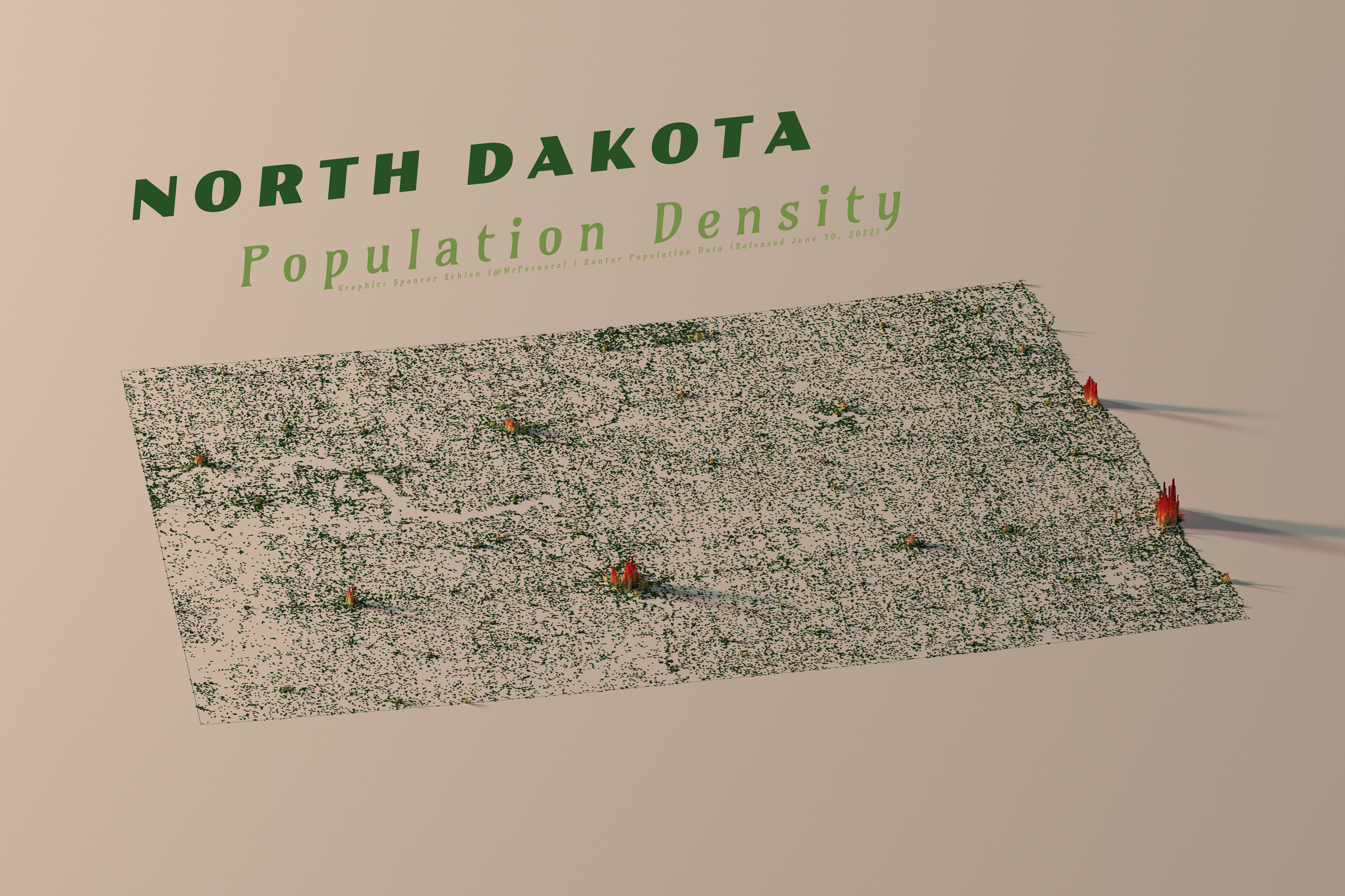 North Dakota Population Density