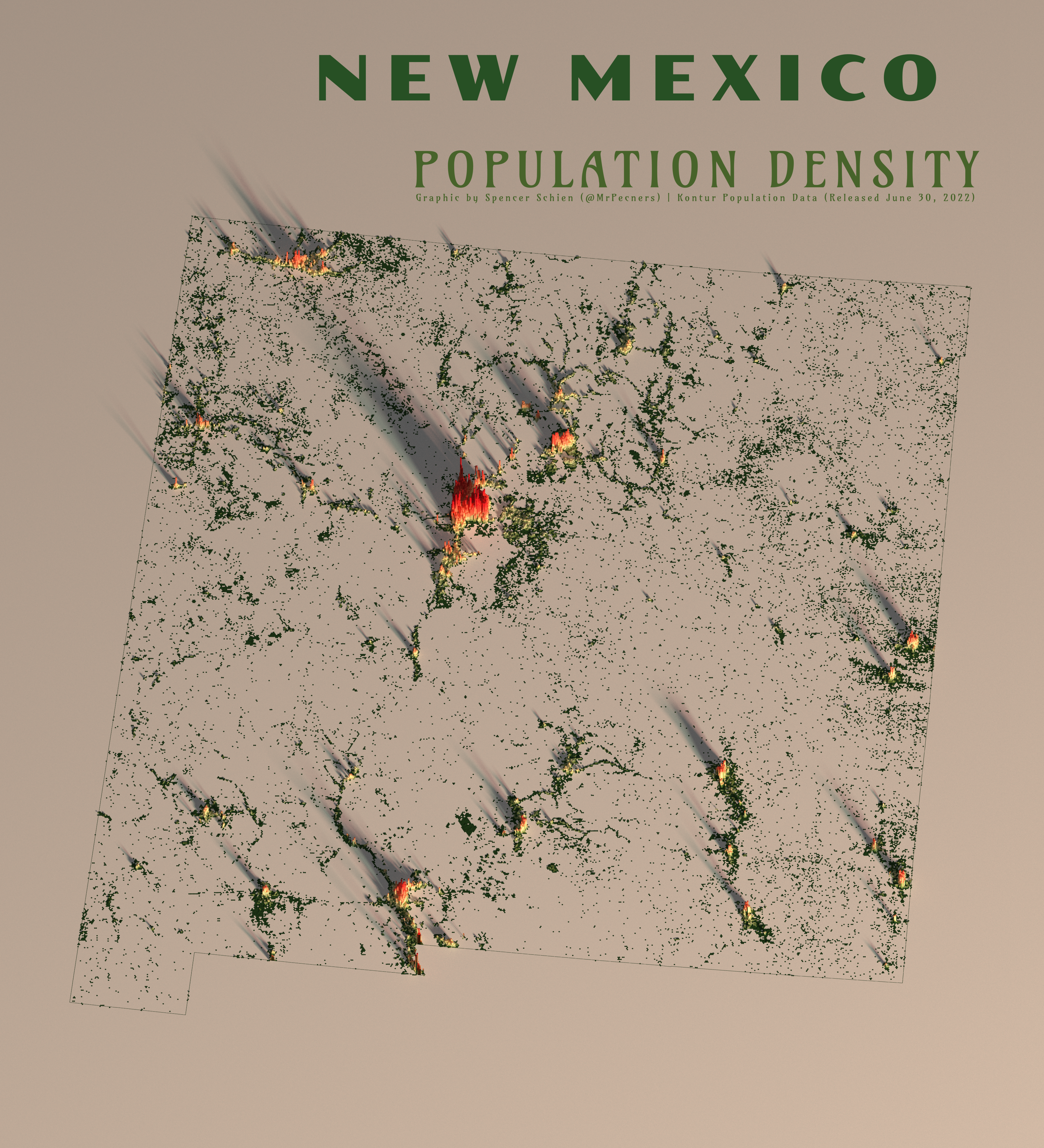New Mexico Population Density