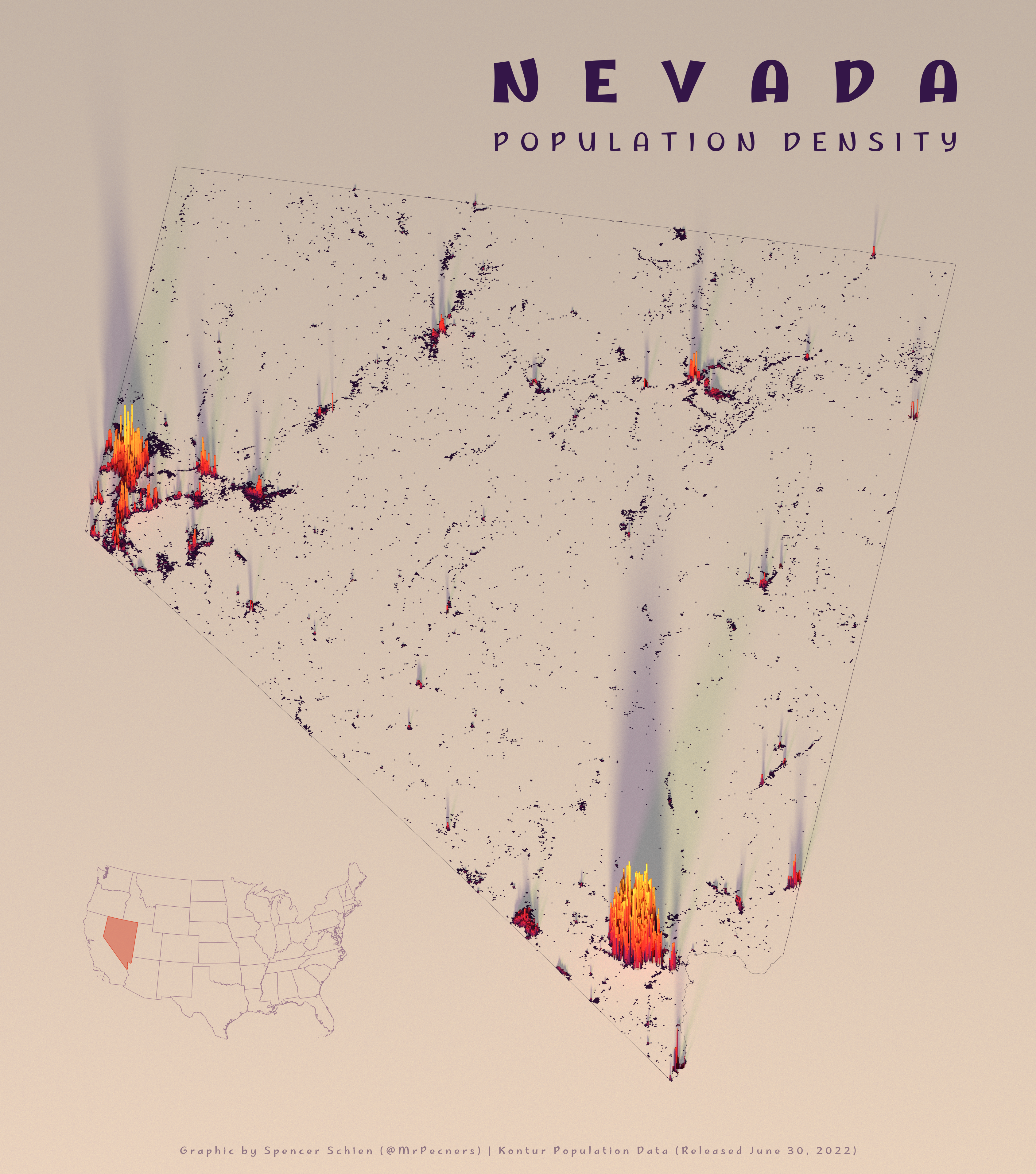 Nevada Population Density