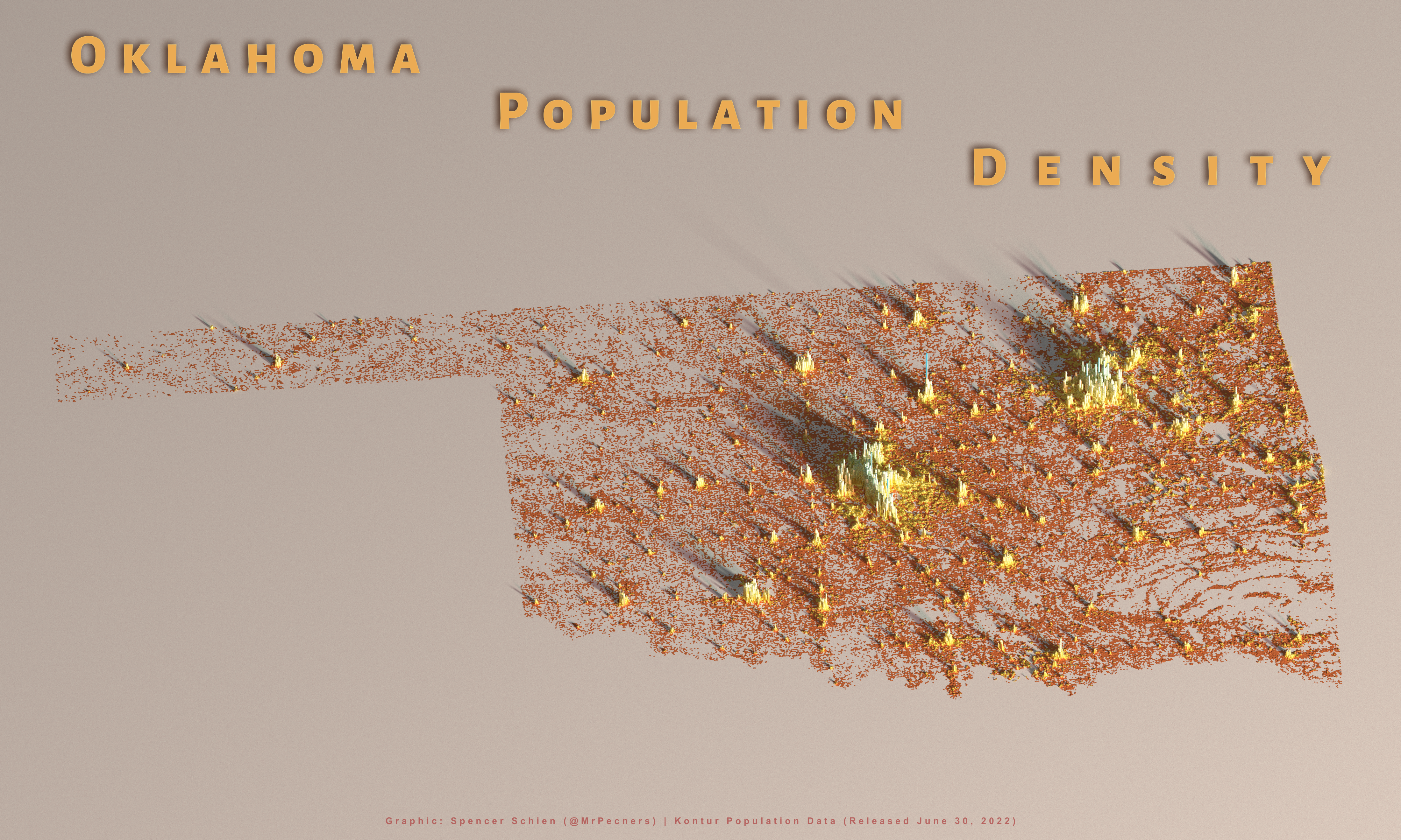 Oklahoma Population Density