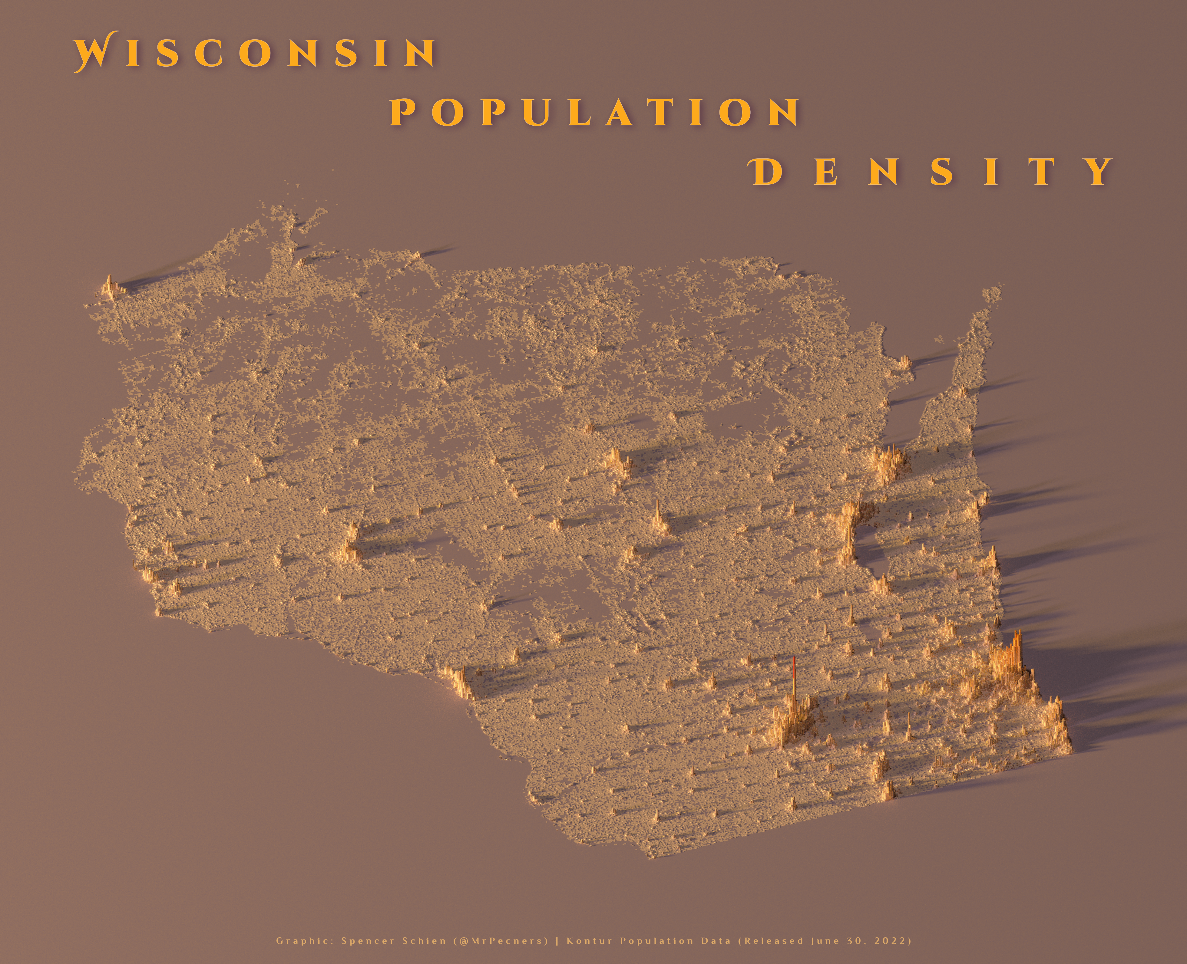 Wisconsin Population Density