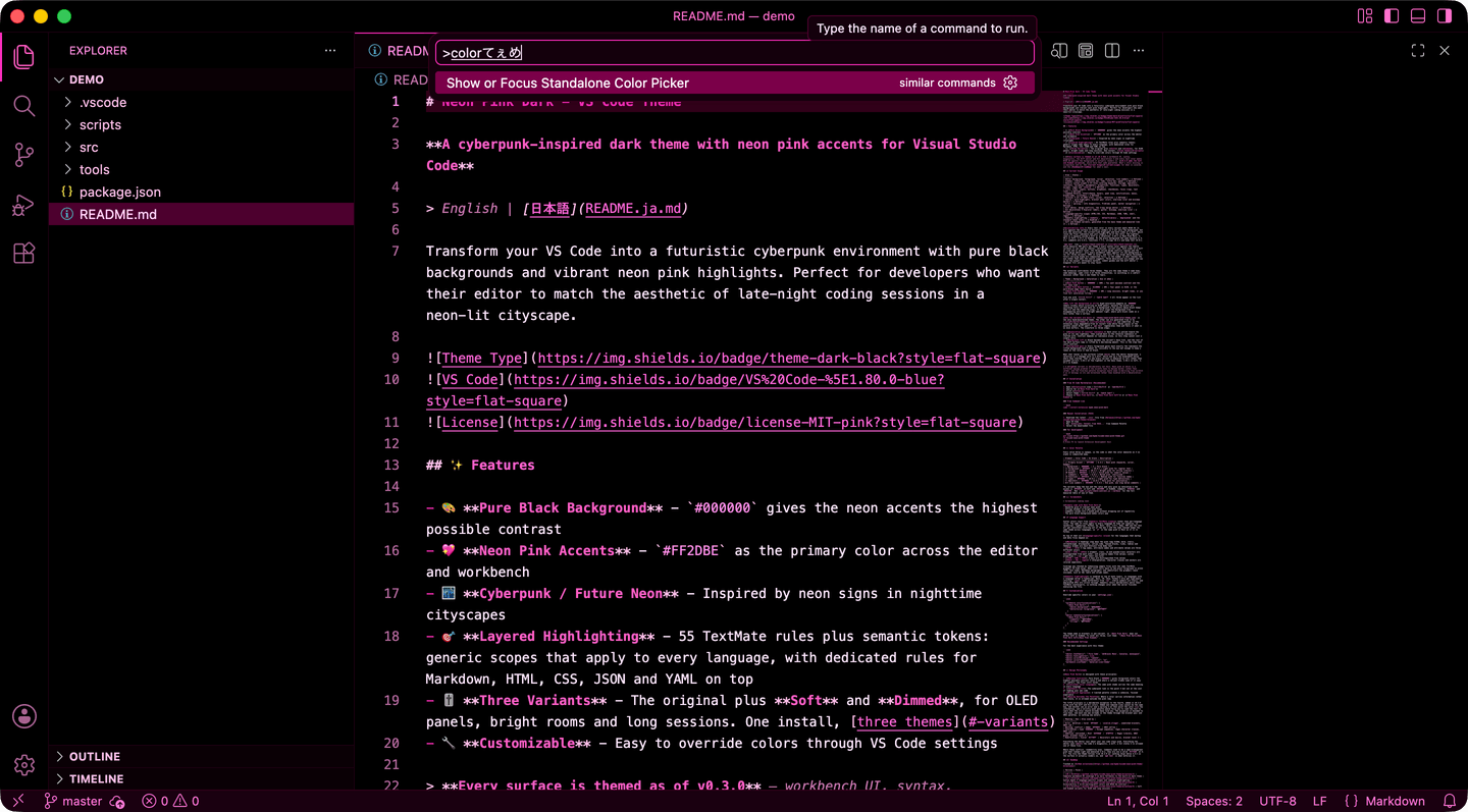 The Command Palette