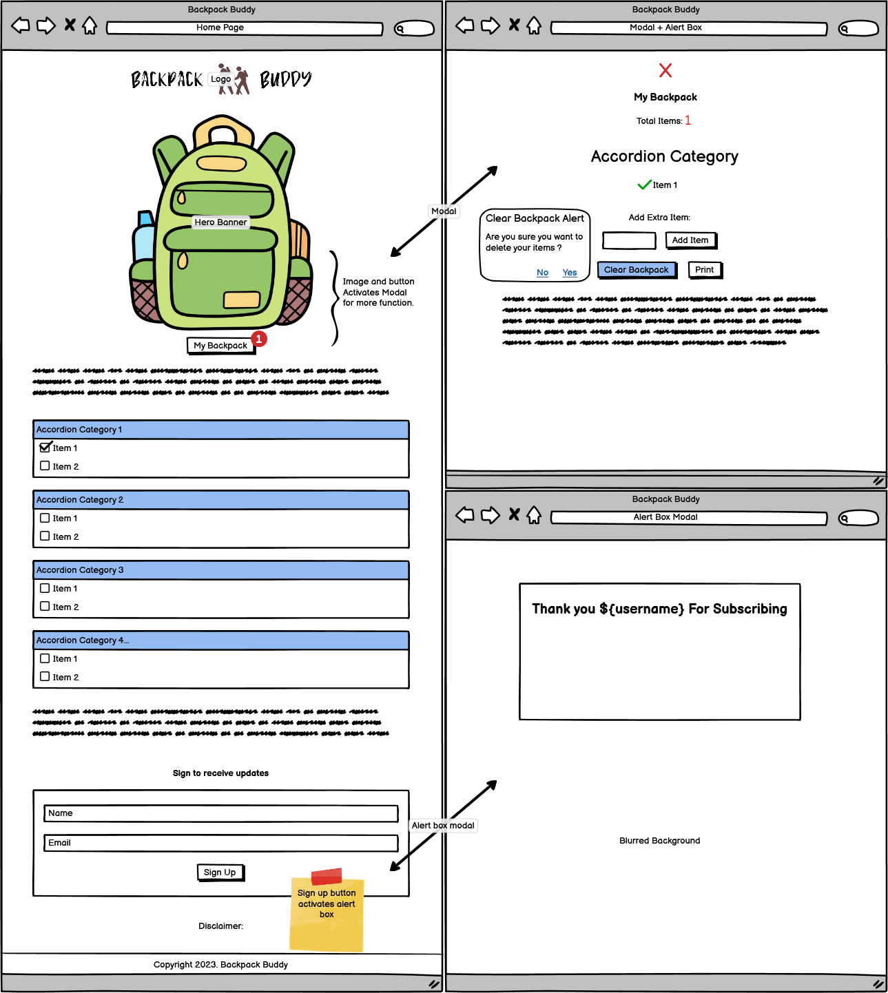 Desktop wireframe image