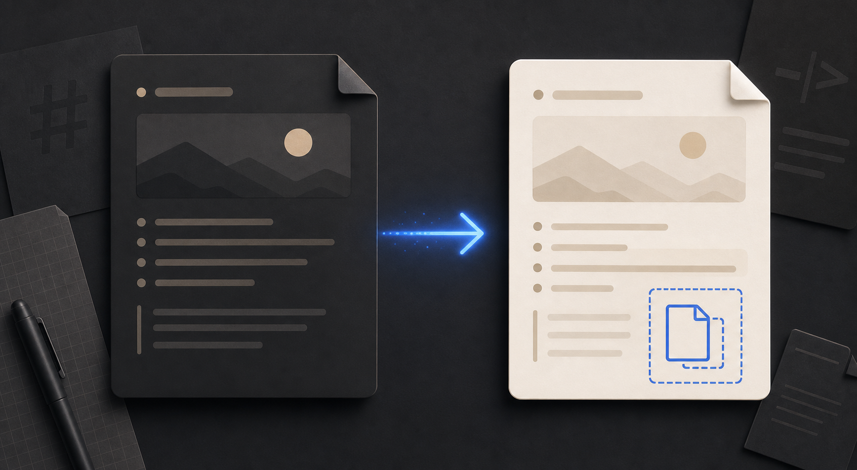 Illustrative virtual-note workflow