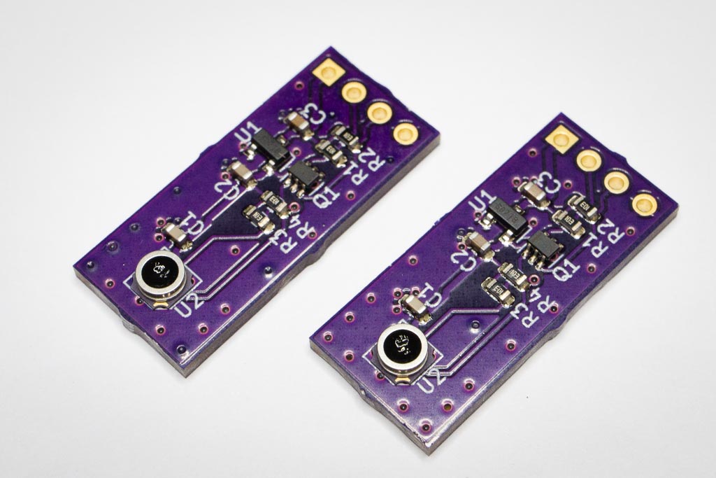 Assembled ICP-10125 breakout boards