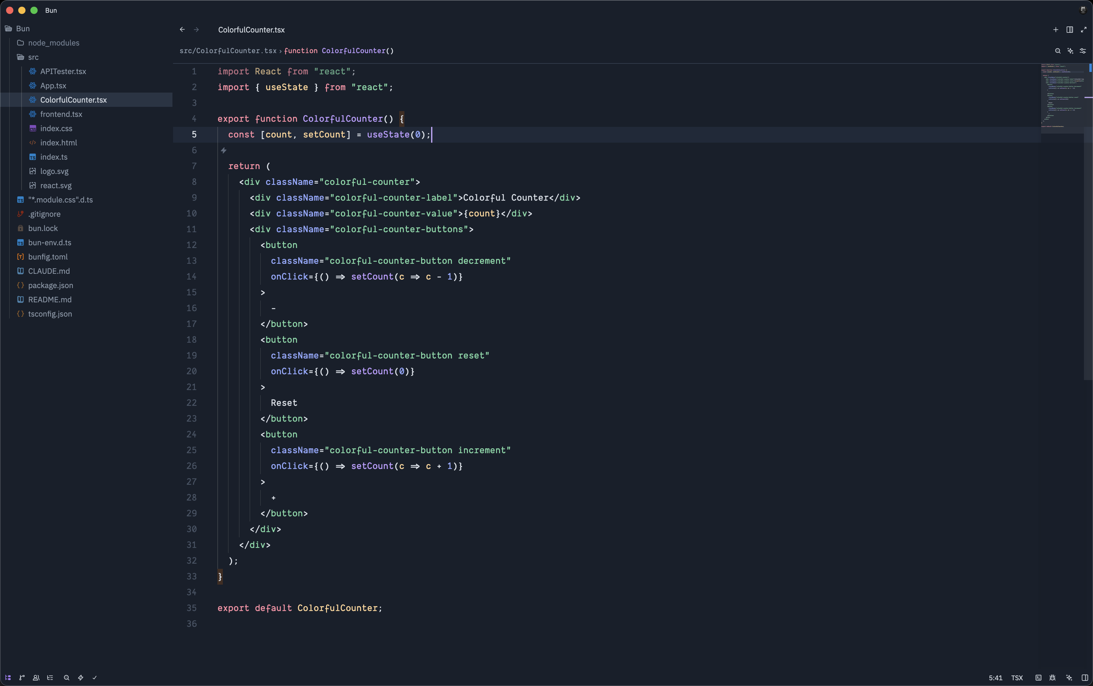 IDX Dark Flat theme screenshot