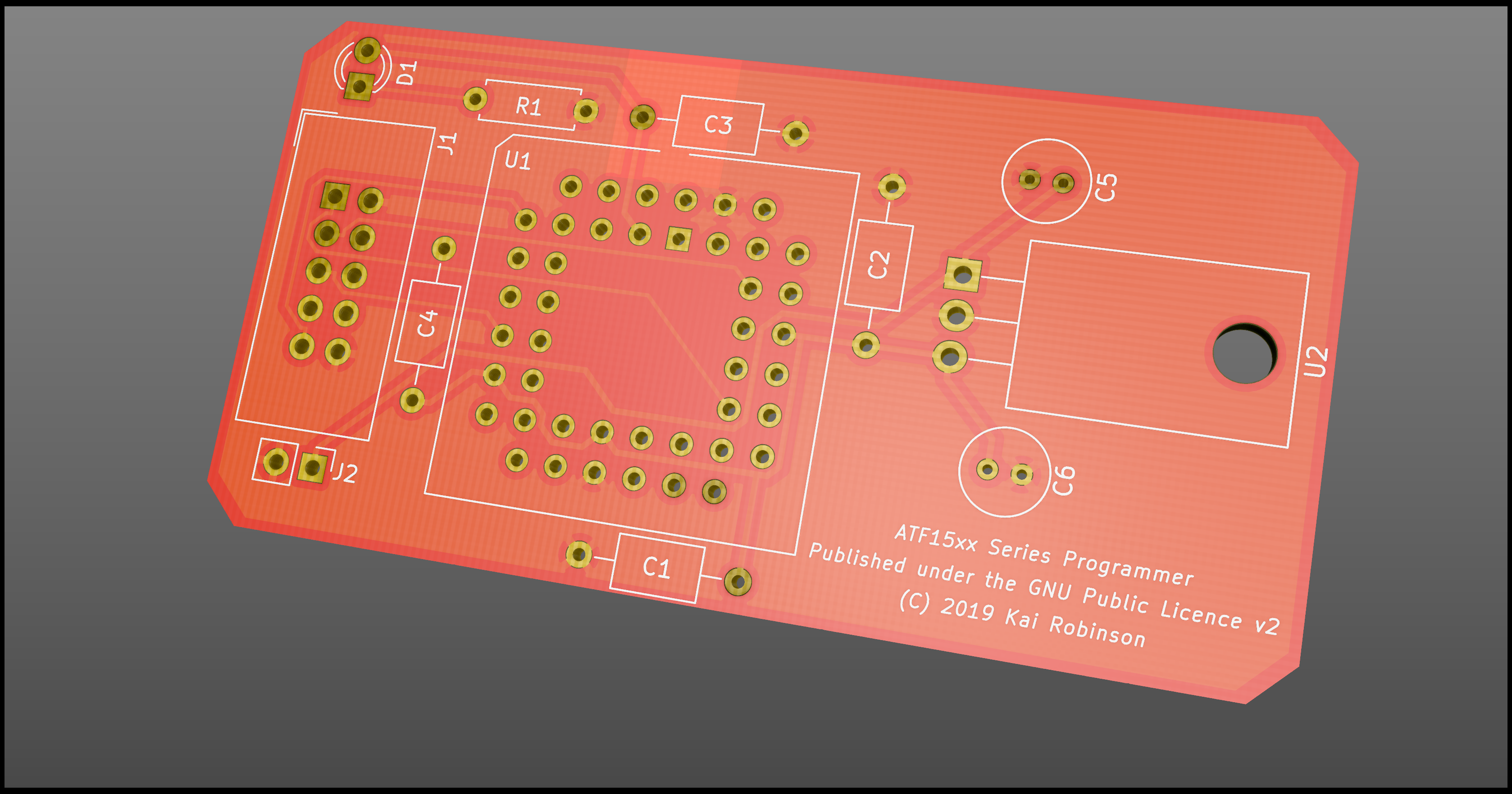 ATF15xx Programming Board