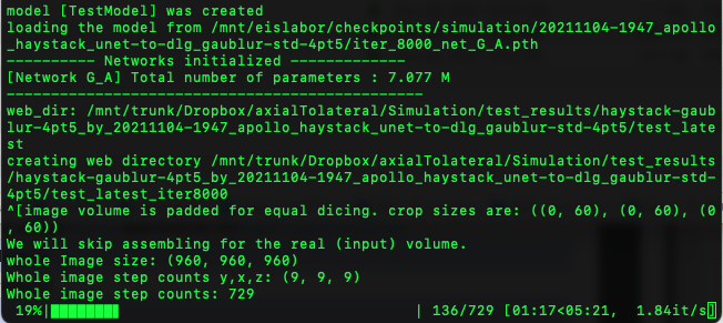 Expected output of test_dice.py