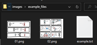 example of folder