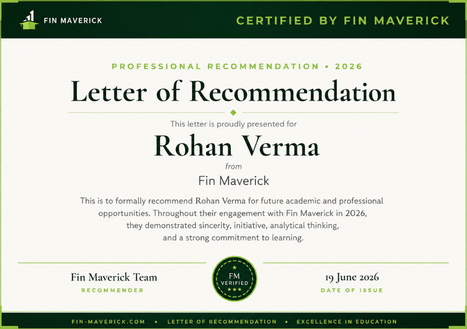 Letter of Recommendation