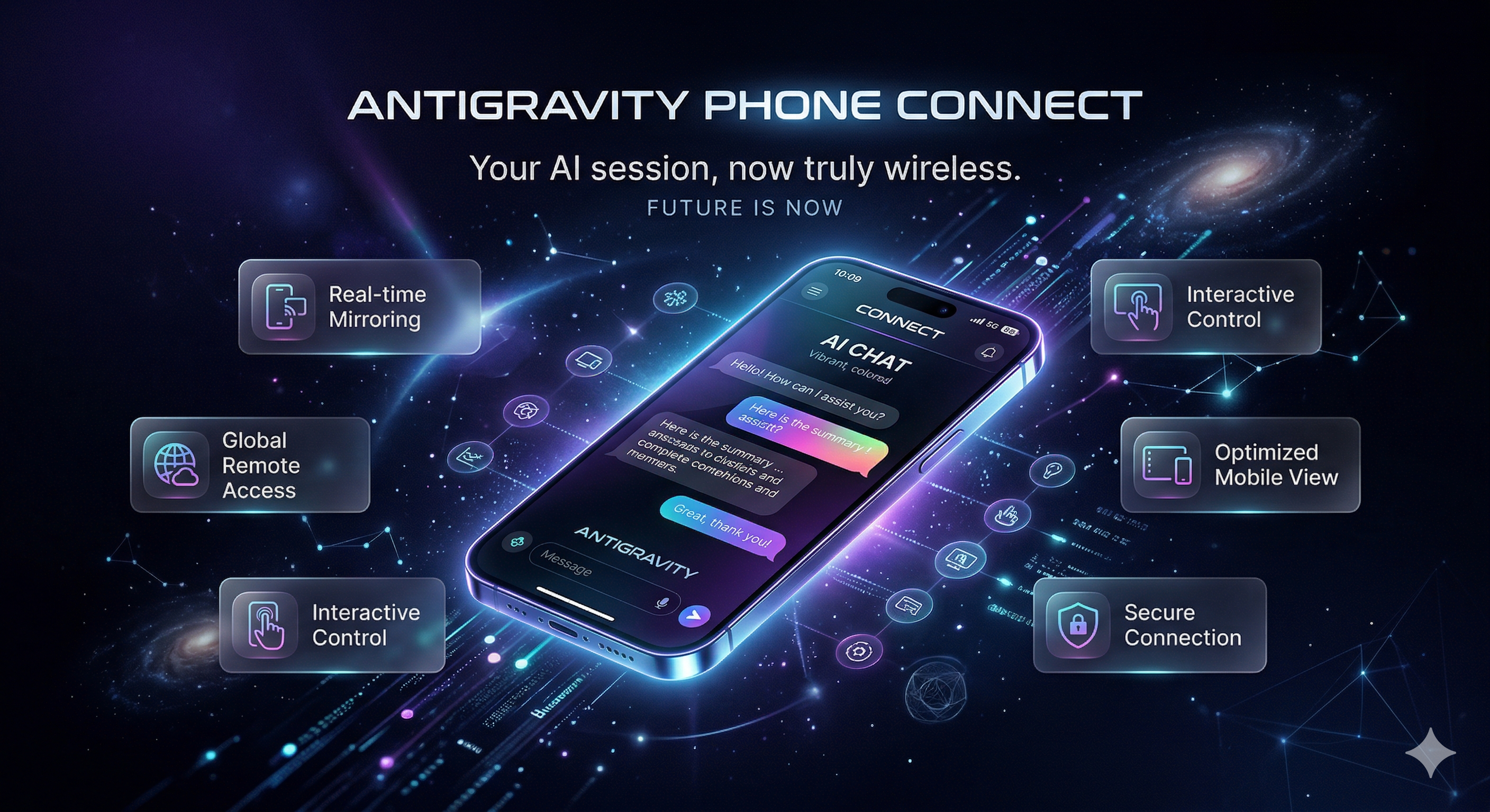 Antigravity Phone Connect