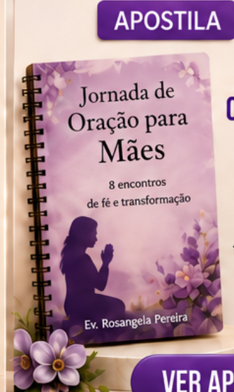 Capa da apostila Jornada de Oração para Mães