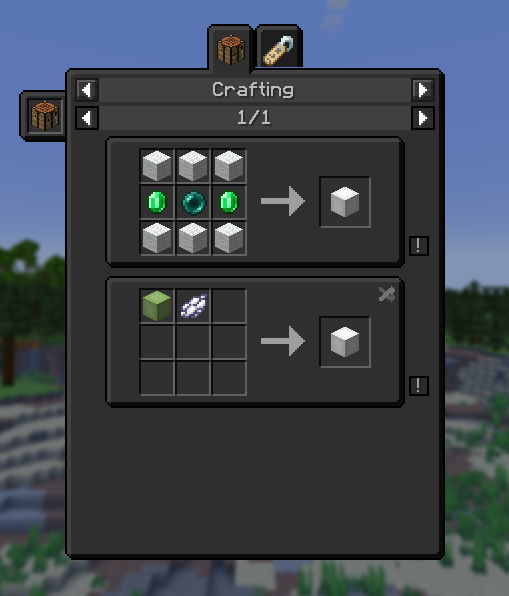 Crafting Recipe