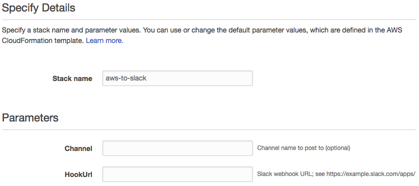 AWS CloudFormation Configuration