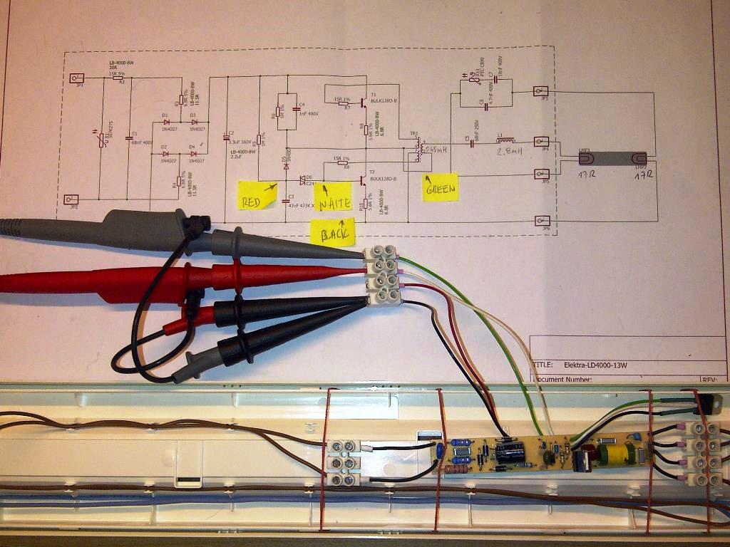 LD 4000-13W lamp testing