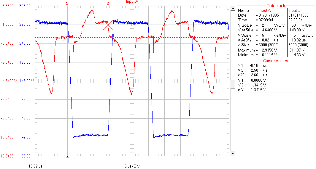 LD 4000-13W ballast T2 voltages