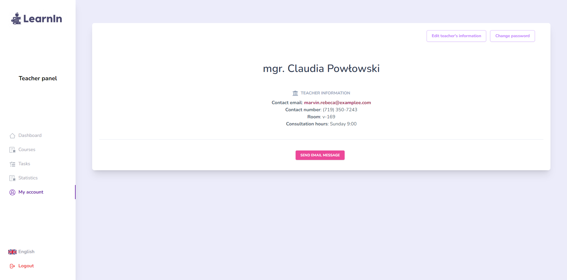user view