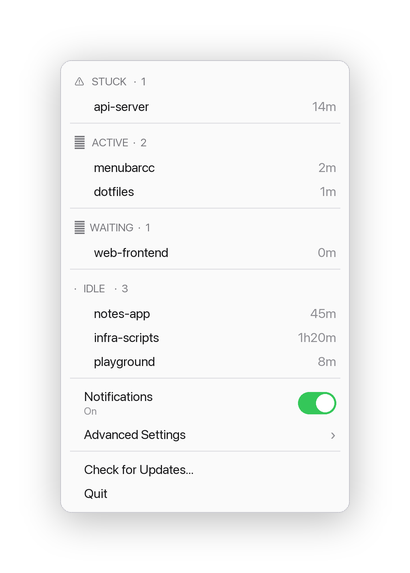 MenubarCC screenshot 3