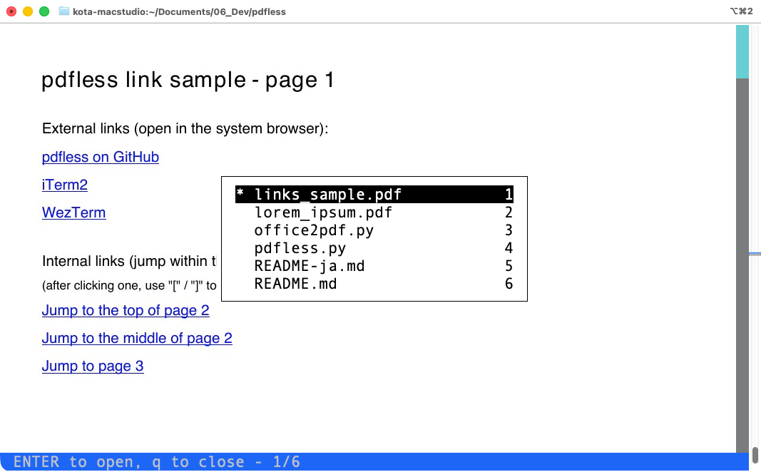 File chooser