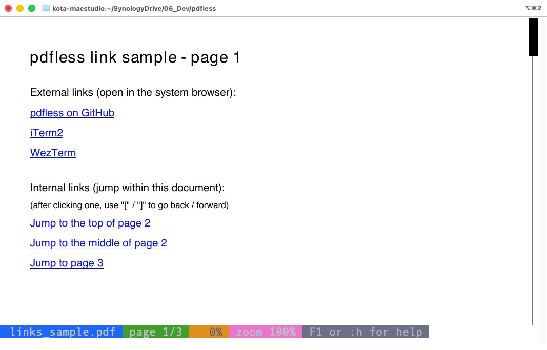 PDF hyperlinks