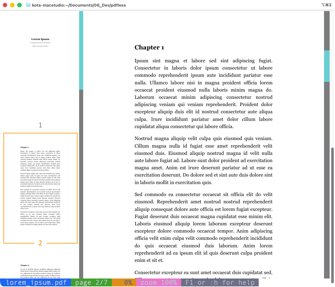 Page thumbnails