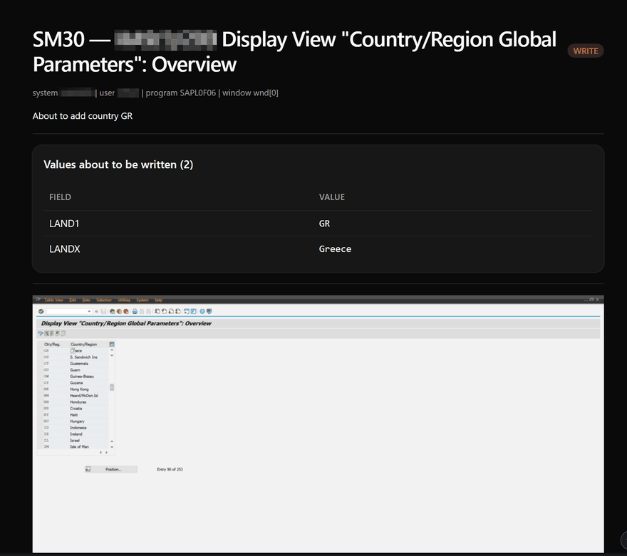 sap_preview approval card rendered inline in VS Code Copilot Chat
