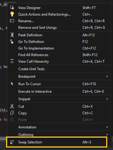 Context Menu