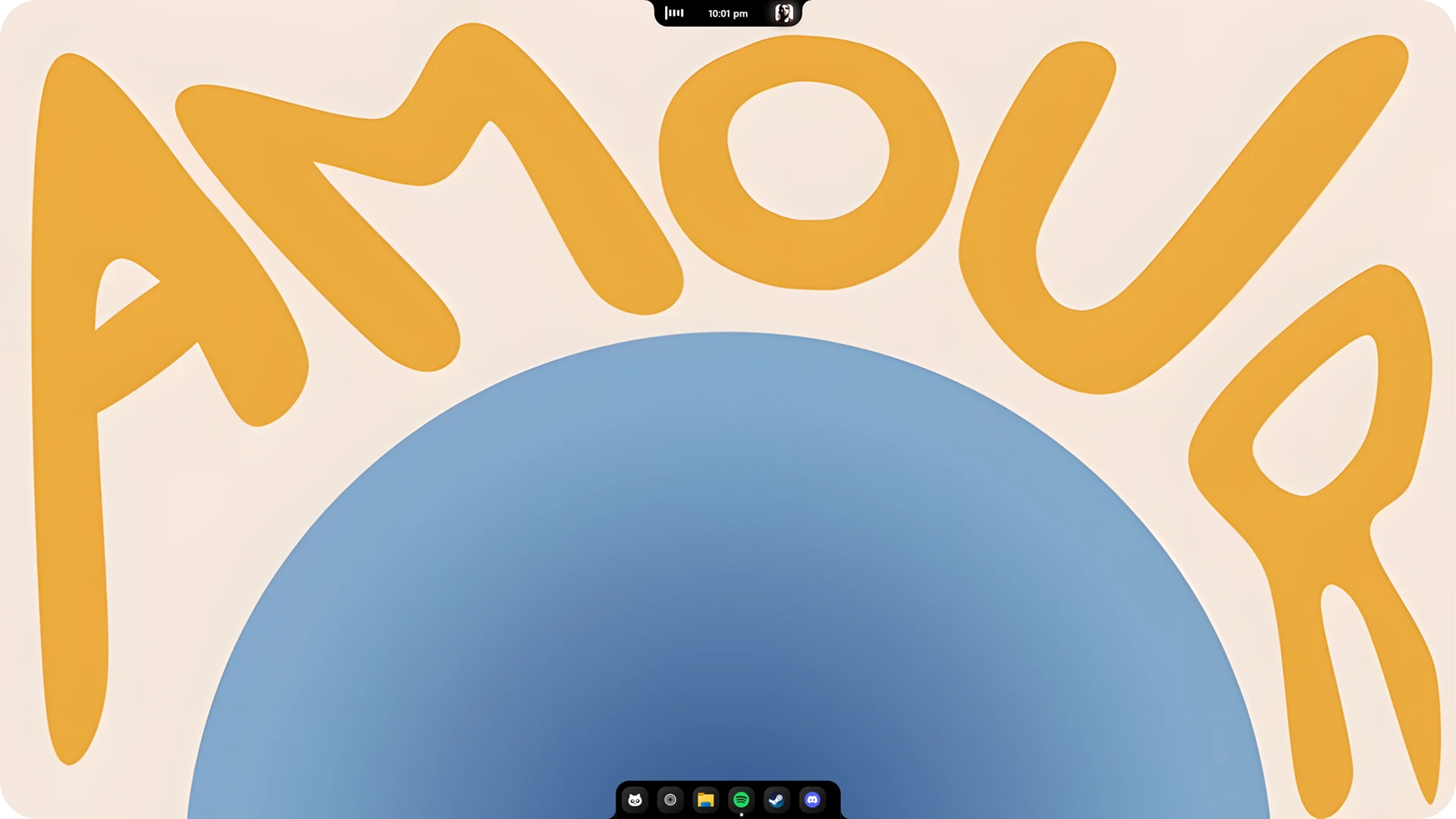 Nectar's notch and dock on a Windows desktop