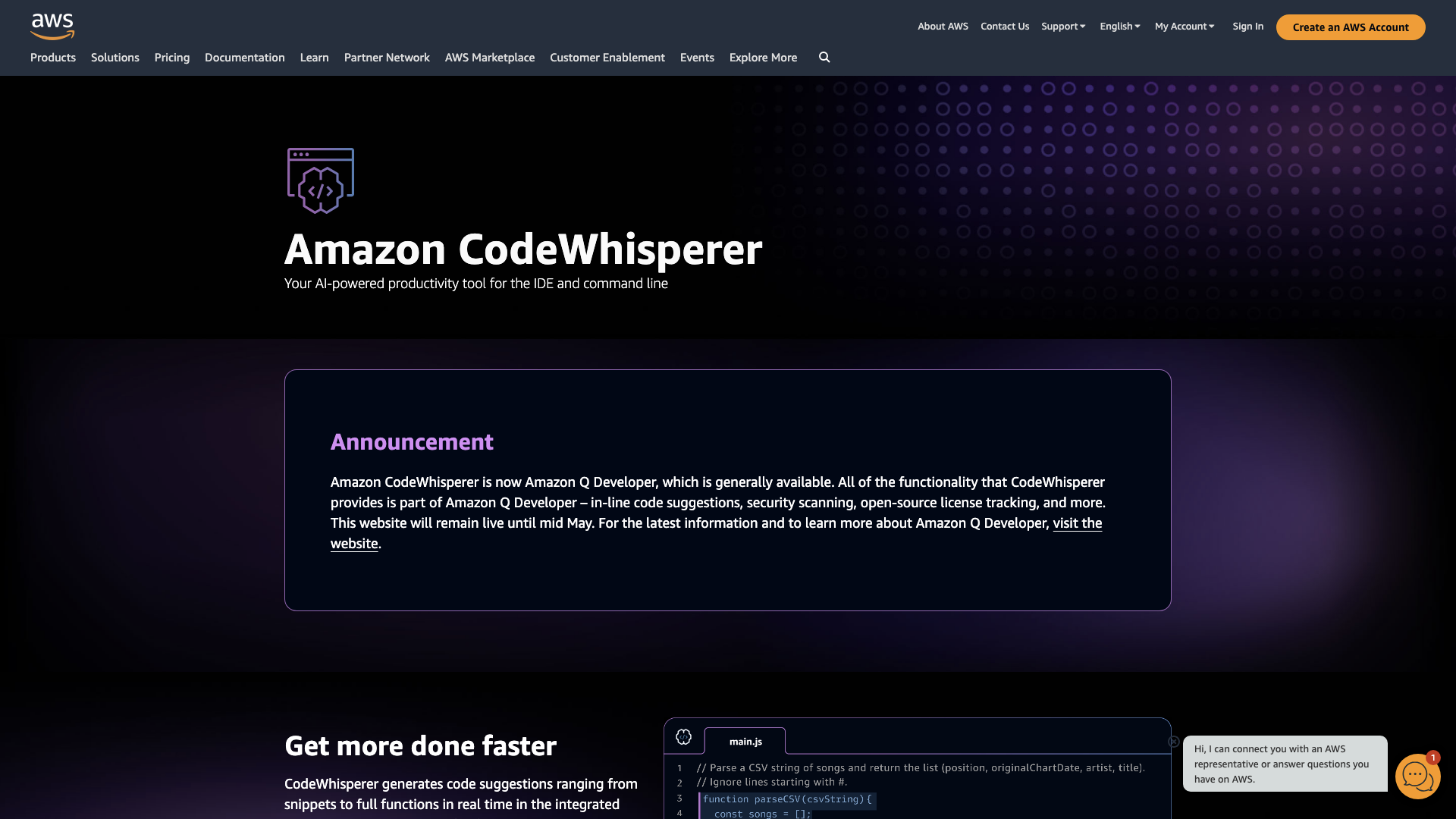 Amazon CodeWhisperer cover