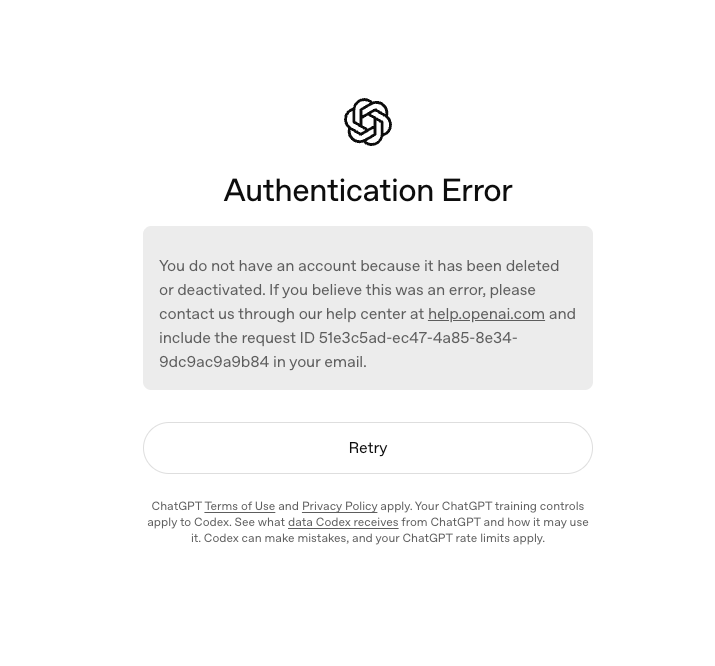 登录时报 Authentication Error