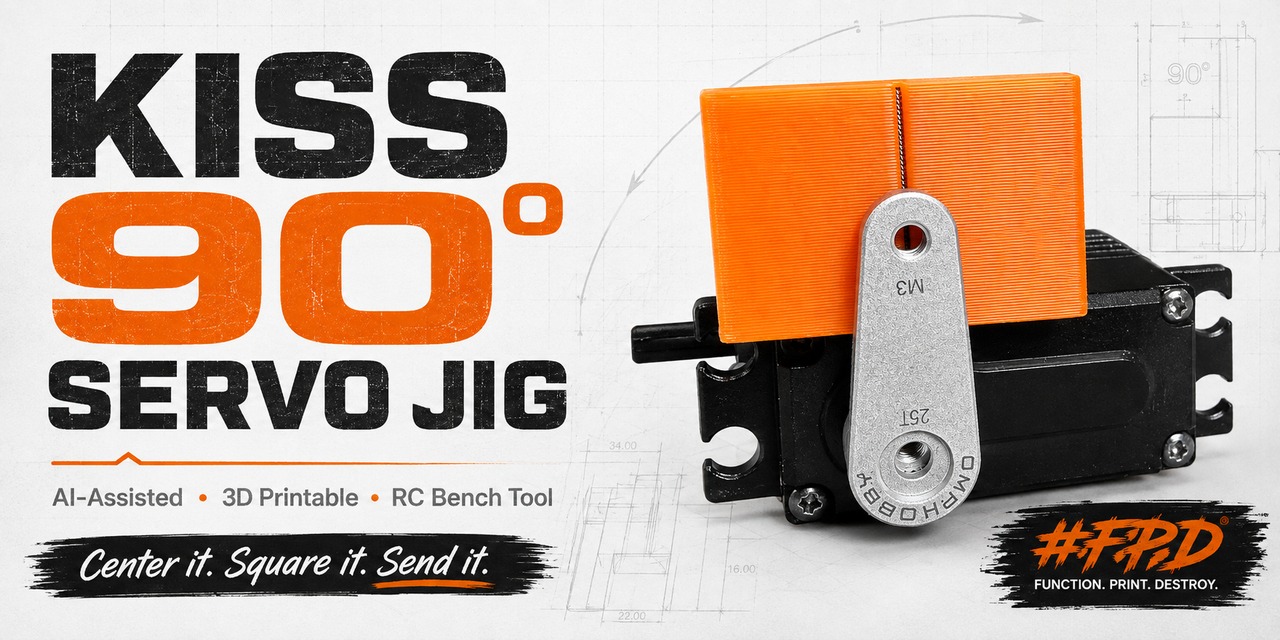 KISS 90 degree Servo Jig project