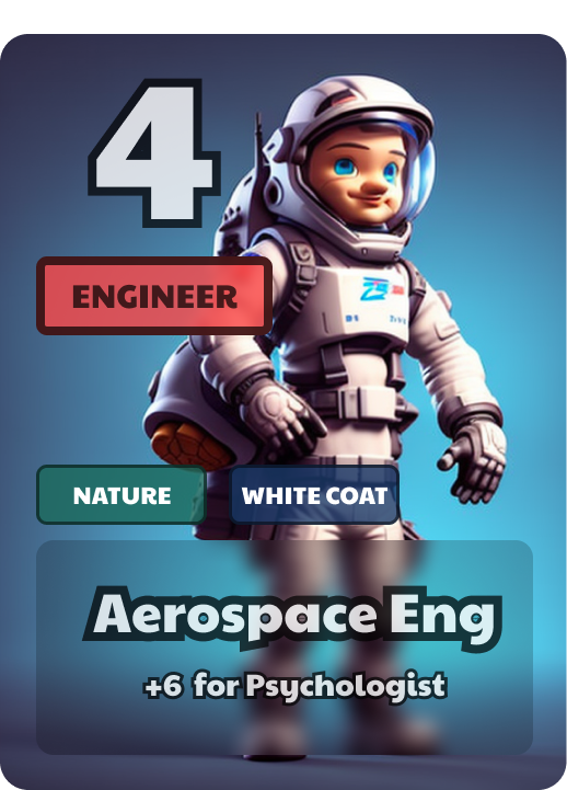 card example - aerospace engineer