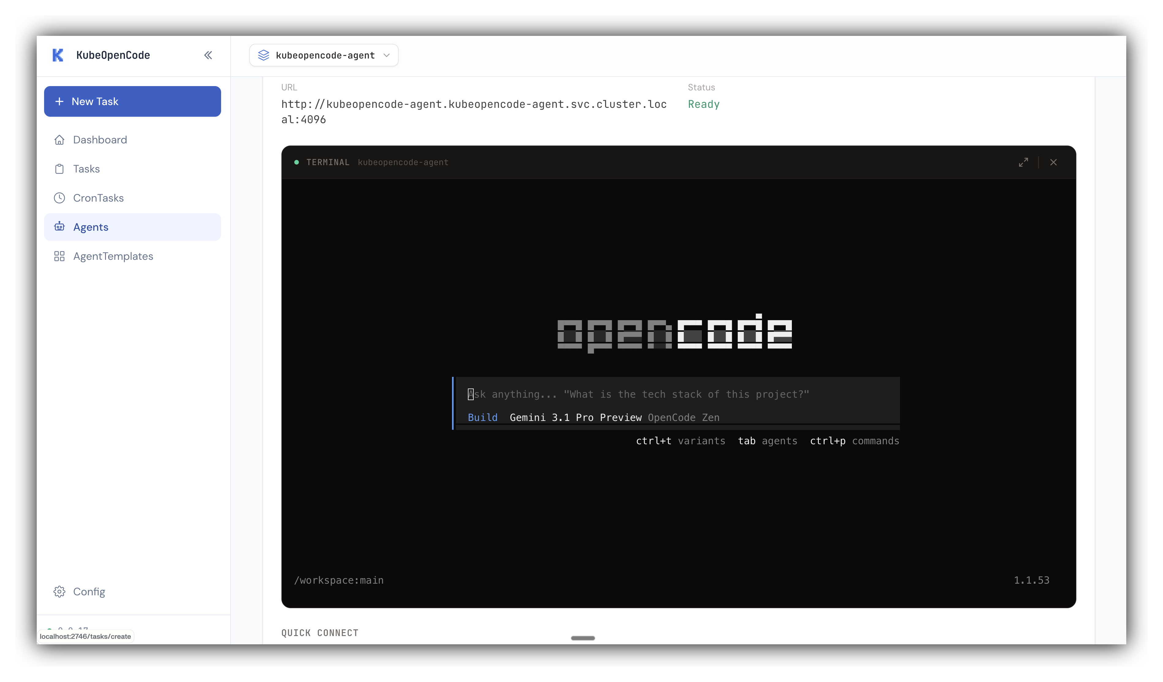 KubeOpenCode UI