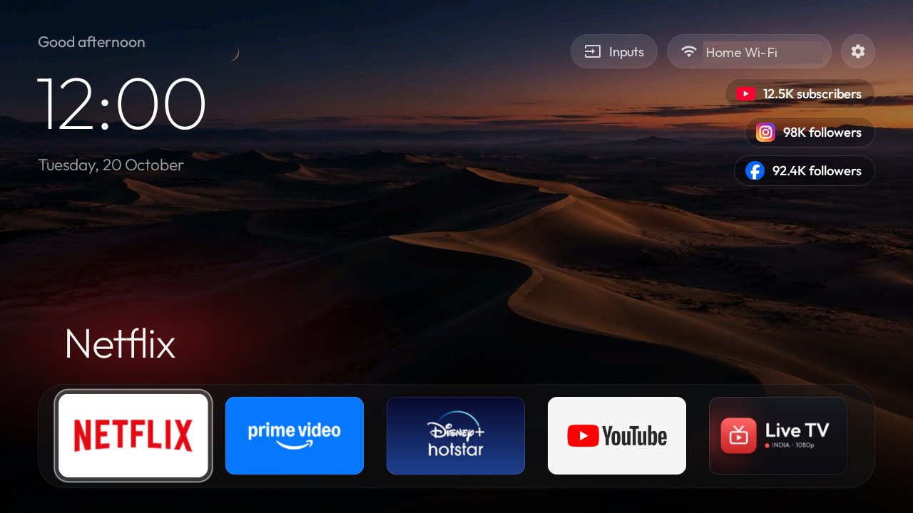Launcher home