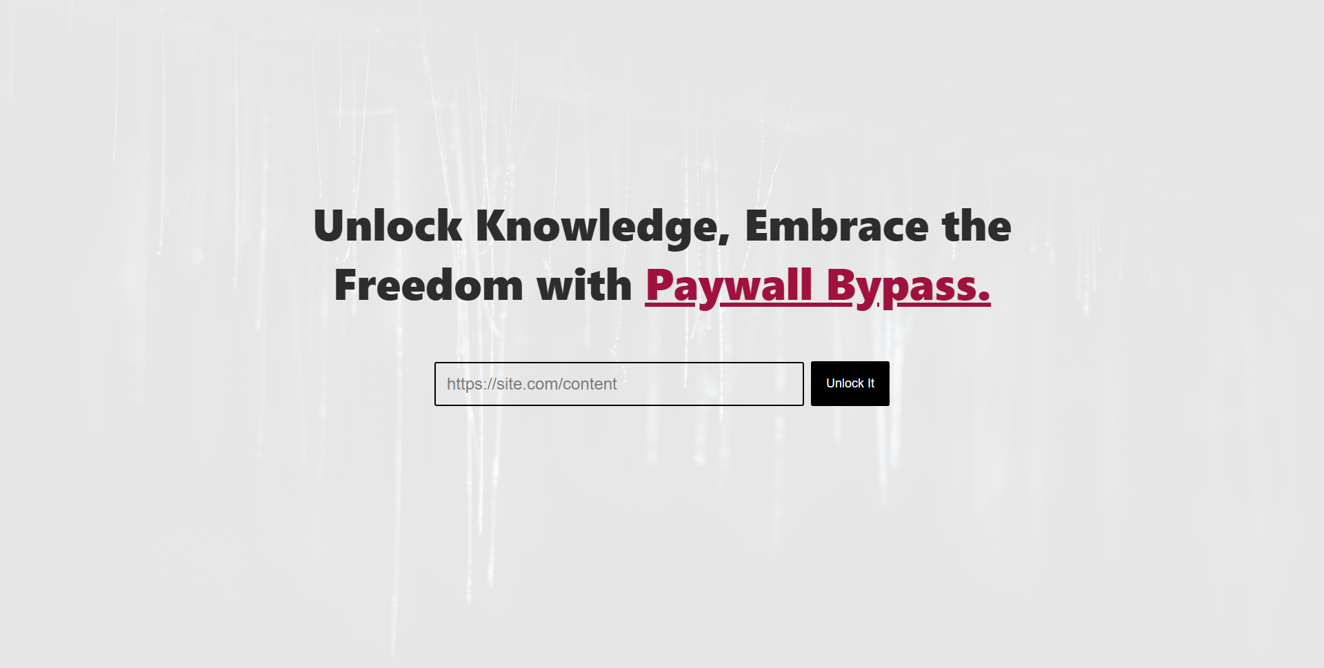 Article Paywall Bypass