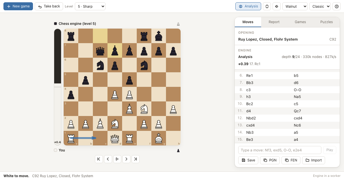 Chess screenshot