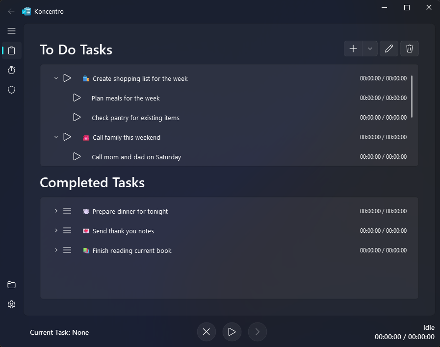 To Do Task List