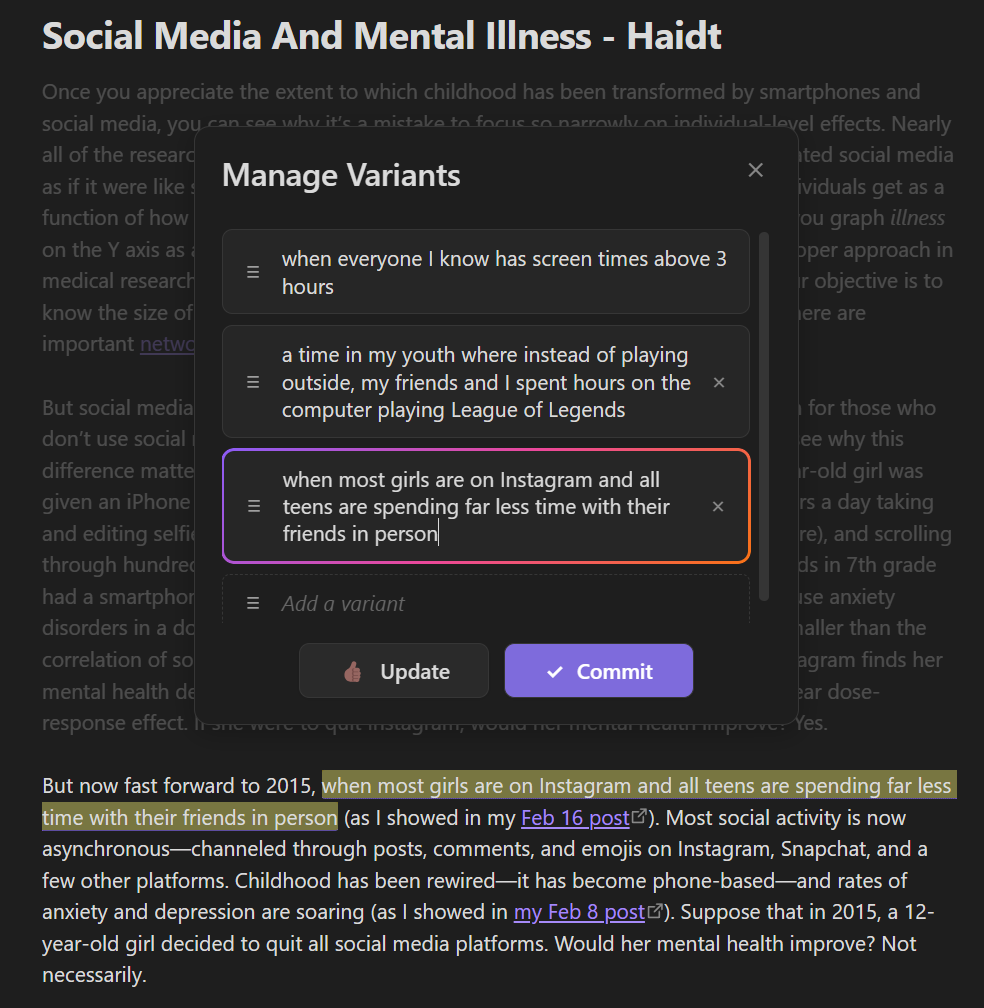 Dark Mode 