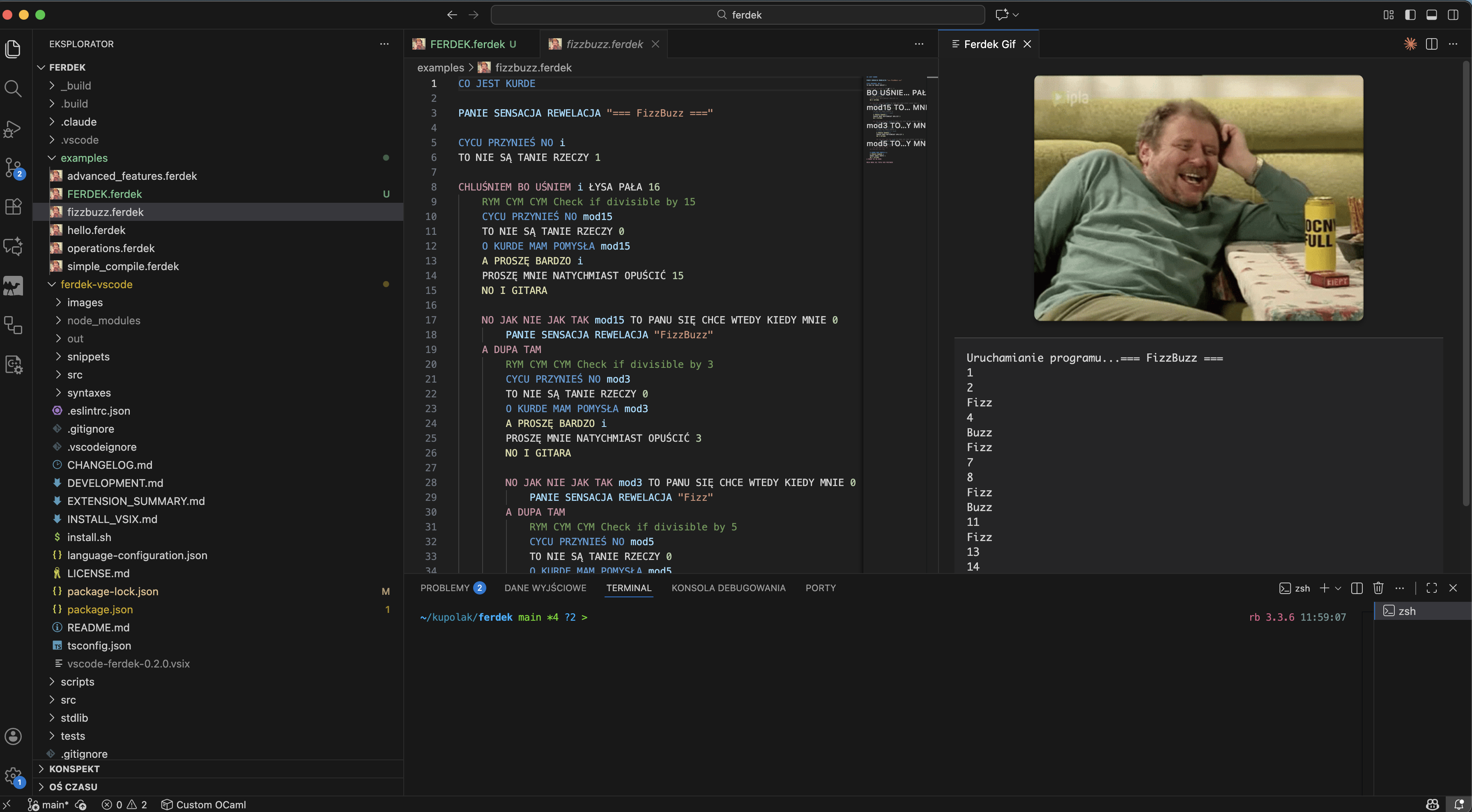 Ferdek VS Code Extension