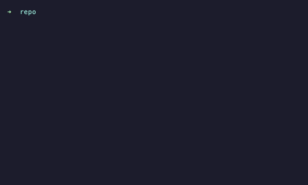 shellwise demo — a ranked dropdown appears under the prompt as you type, then Ctrl+R fuzzy search