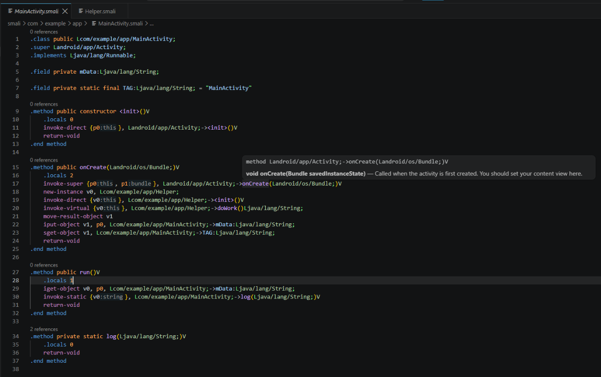 Hover and Hints