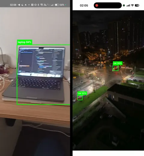 Live object detection with KTensorFlow on Android and iOS