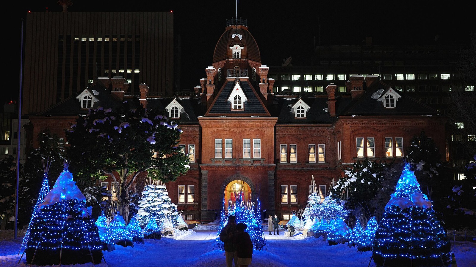 Illustrative photograph titled: Former Hokkaido Government Office Building (Red Brick Office)