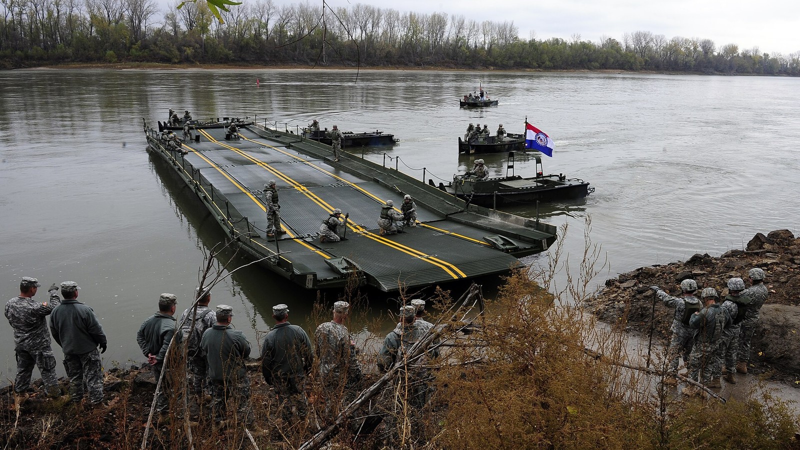 Illustrative photograph titled: Missouri National Guard 1438th Engineer Company 121106-F-RN544-1011