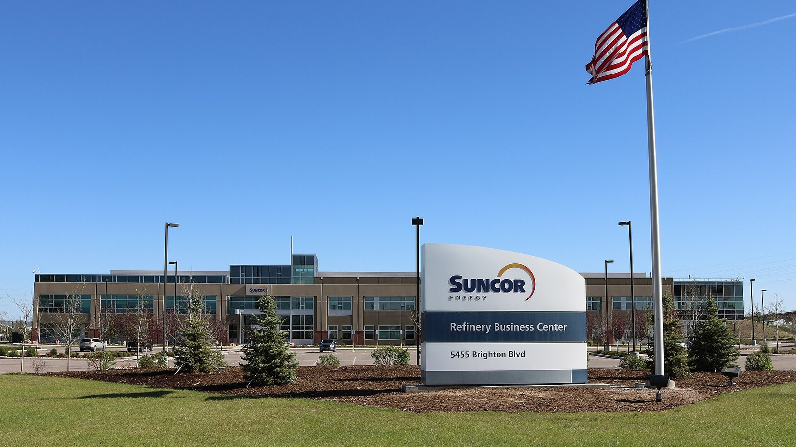 Illustrative photograph titled: Suncor Energy Refinery Business Center (Commerce City, Colorado)