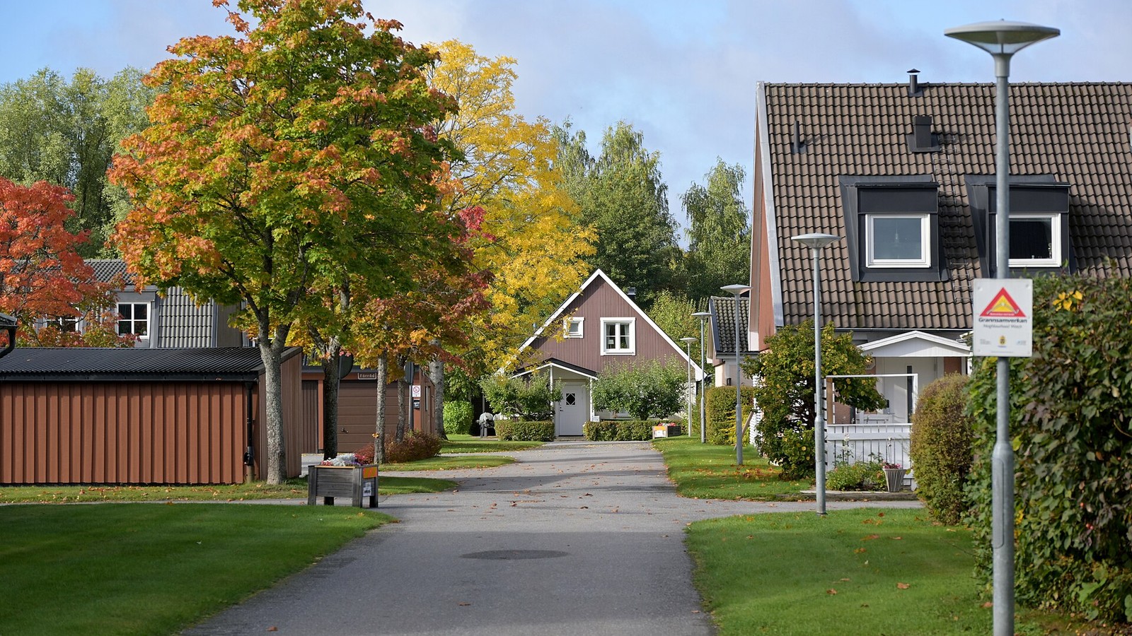 Illustrative photograph titled: Residential neighborhood Björkhaga, Örebro, 2026