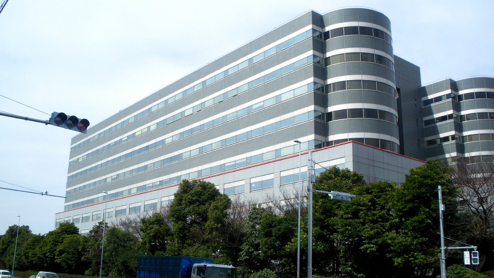 Illustrative photograph titled: Ota market office building